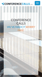 Mobile Screenshot of conferencecalls.com